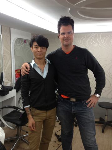 My hairdresser in Beijing, while looking for new products for Australia